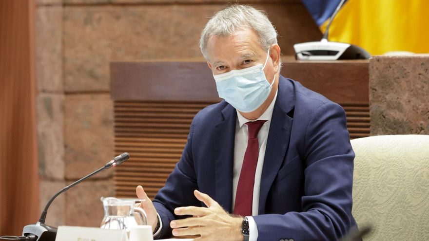 Sebastián Franquis, consejero de Obras Públicas, Transportes y Vivienda del Gobierno de Canarias.