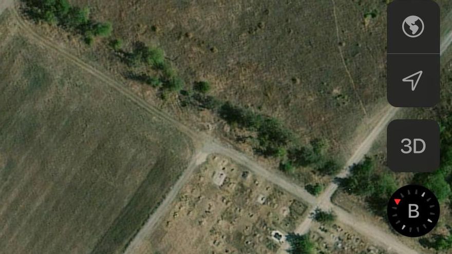 Localización de la supuesta fosa común hayada en Mariúpol por autoridades ucranianas.