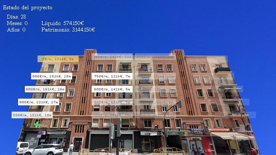 Un juego narrativo simula una historia real de un desalojo en un edificio en el barrio de Benimaclet