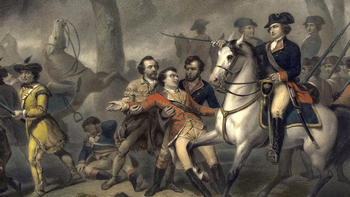 Washington avanzó hacia el frente sin saber que las tropas que tenía delante eran aliadas