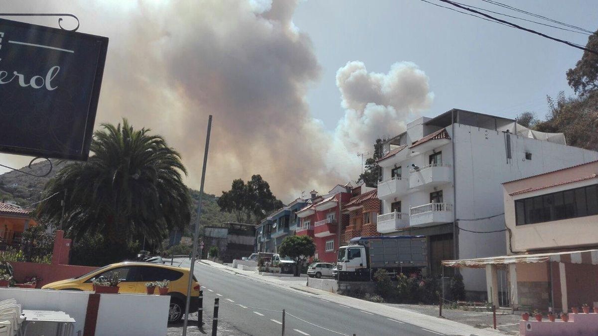 FOTOGALERÍA | Incendio en la cumbre de Gran Canaria