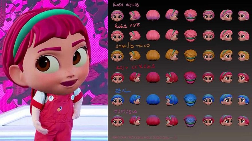 TVE desvela los diseños de Mapi antes de dar con la versión final