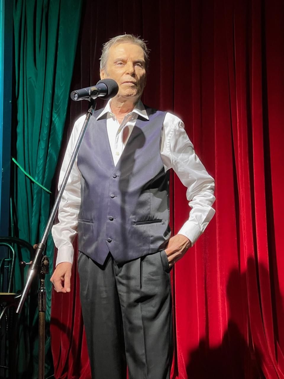 Manolo Vieira en plena actuación