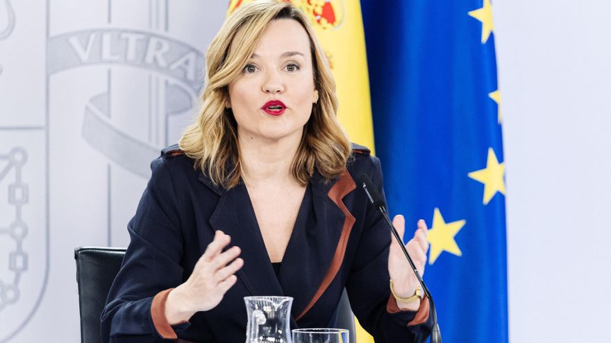 La portavoz del Gobierno y ministra de Educación, Formación Profesional y Deportes, Pilar Alegría