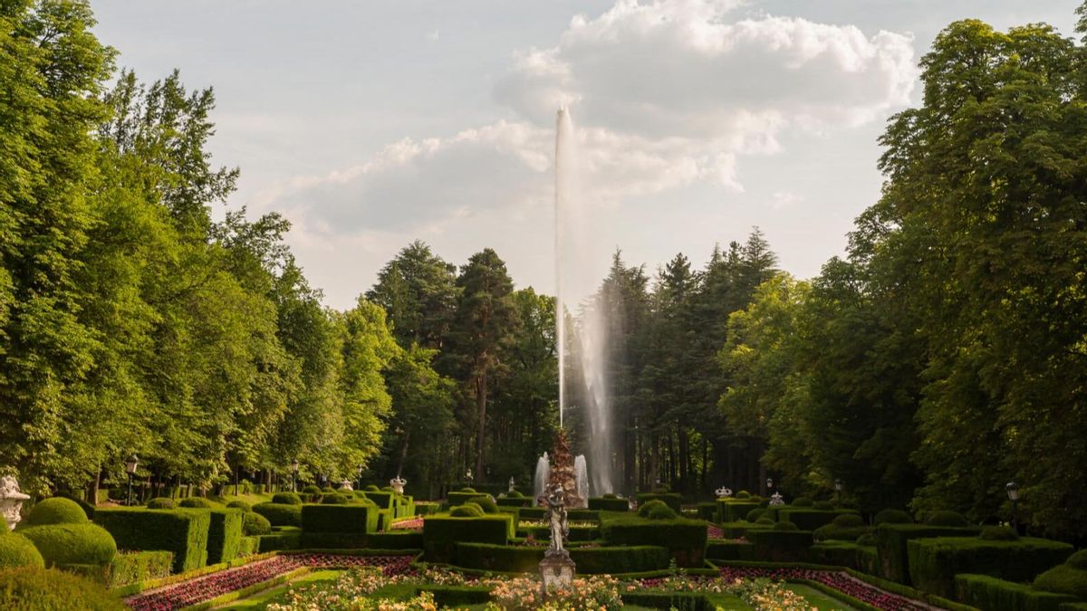 La fuente de La Fama, en el Palacio de La Granja de San Ildefonso (Segovia).