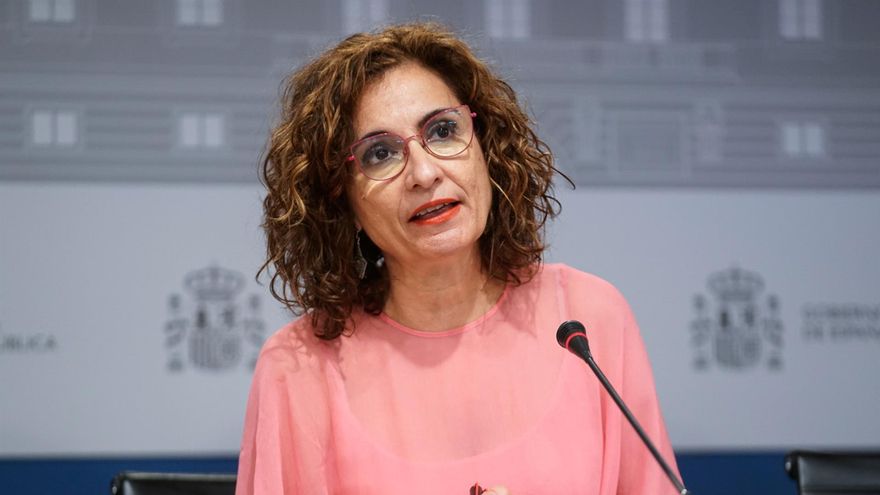 La ministra de Hacienda y Función Pública, María Jesús Montero
