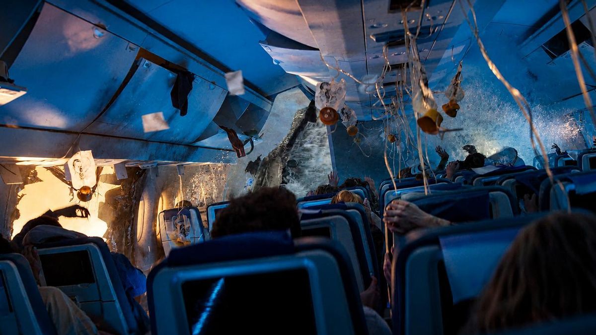 Un avión se estrella en el Pacífico en 'En mar abierto'