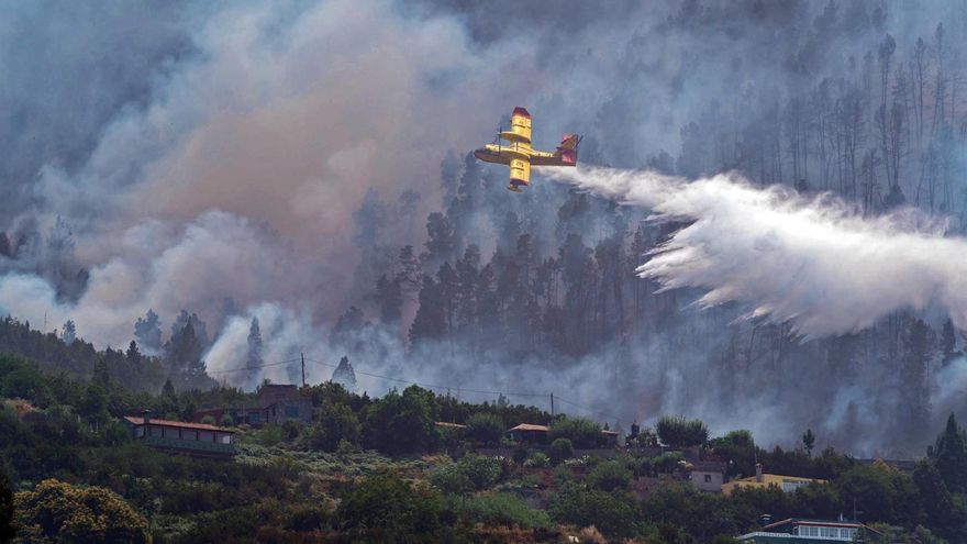 El incendio de Tenerife frena su avance y el presidente canario pide un esfuerzo antes de que aumenten las temperaturas