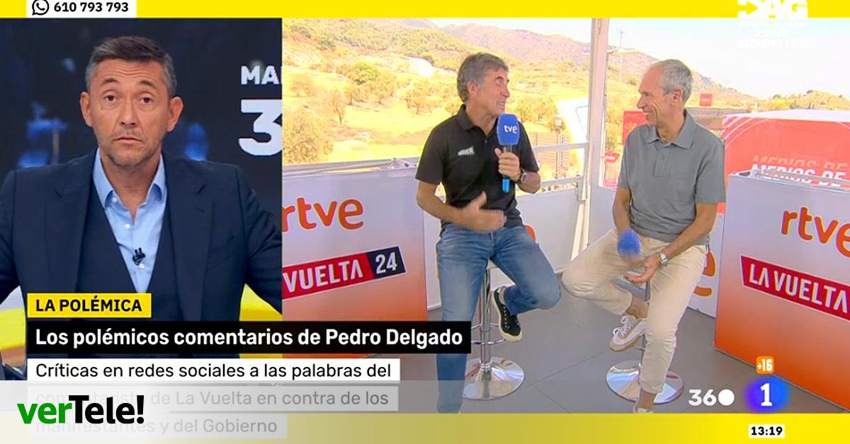 La irónica respuesta de Javier Ruiz a los comentarios de Perico Delgado en RTVE: “Fíjense si la TV pública está sesgada”