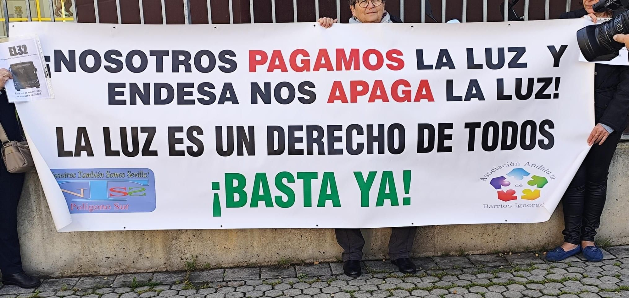 La Plataforma del Polígono Sur critica "apagones" en plena ola de calor" y pide "medidas preventivas".