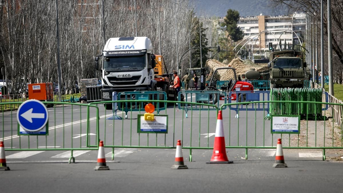 Montaje de la Salida de la Guzmán El Bueno en Carlos III