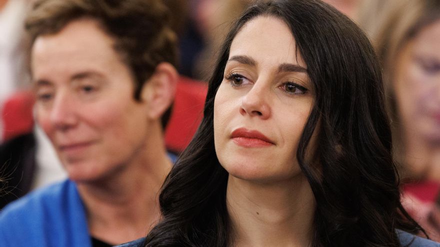 La portavoz de Ciudadanos en el Congreso, Inés Arrimadas, en el Congreso de los Diputados, a 8 de marzo de 2023, en Madrid (España).