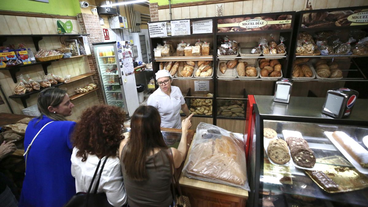 Panadería Miguel Díaz este viernes.