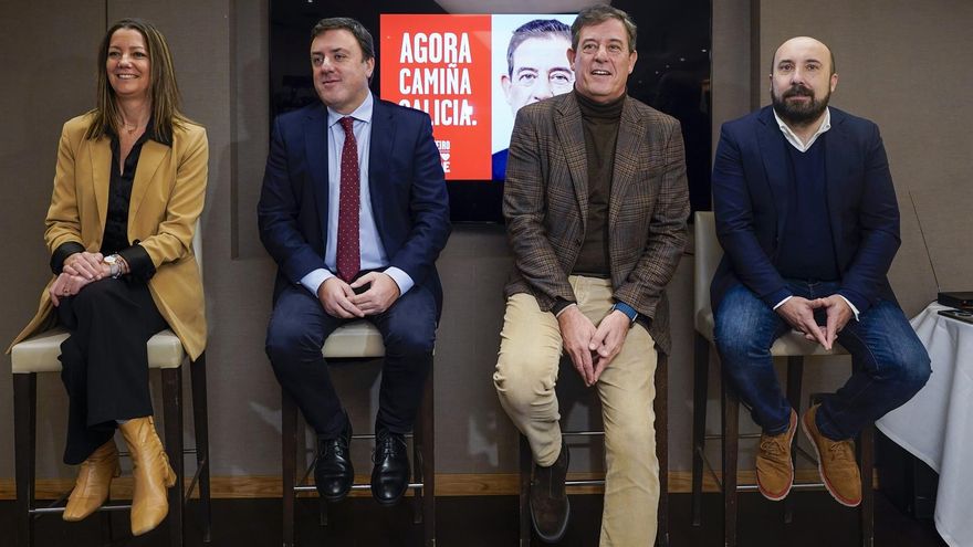El socialista Besteiro imita a Pedro Sánchez en Galicia y emplaza a Rueda a seis debates electorales hasta el 18F