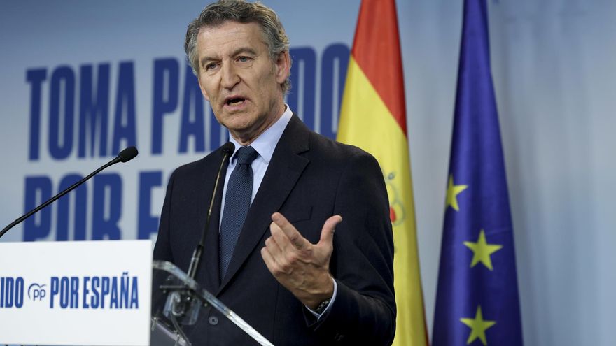 Feijóo convoca una manifestación contra Pedro Sánchez tras el encarcelamiento de Ábalos