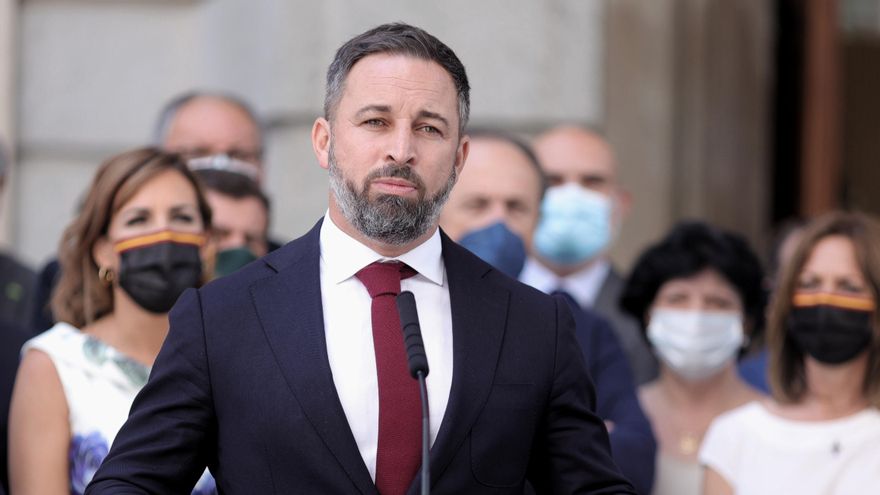 El presidente de Vox, Santiago Abascal