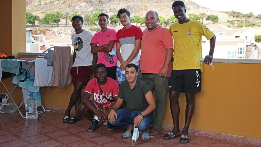 La casa en la que viven los jóvenes migrantes extutelados de la calle