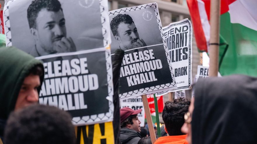 "Soy un prisionero político": el palestino Mahmoud Khalil explica que el Gobierno de Trump lo persigue por sus ideas