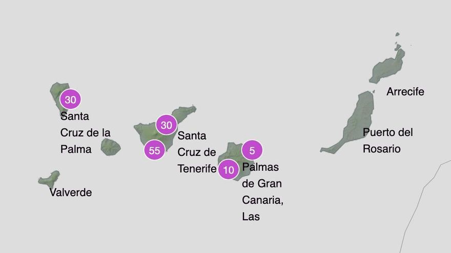 Probabilidad de lluvia en la tarde del próximo sábado 20 de mayo