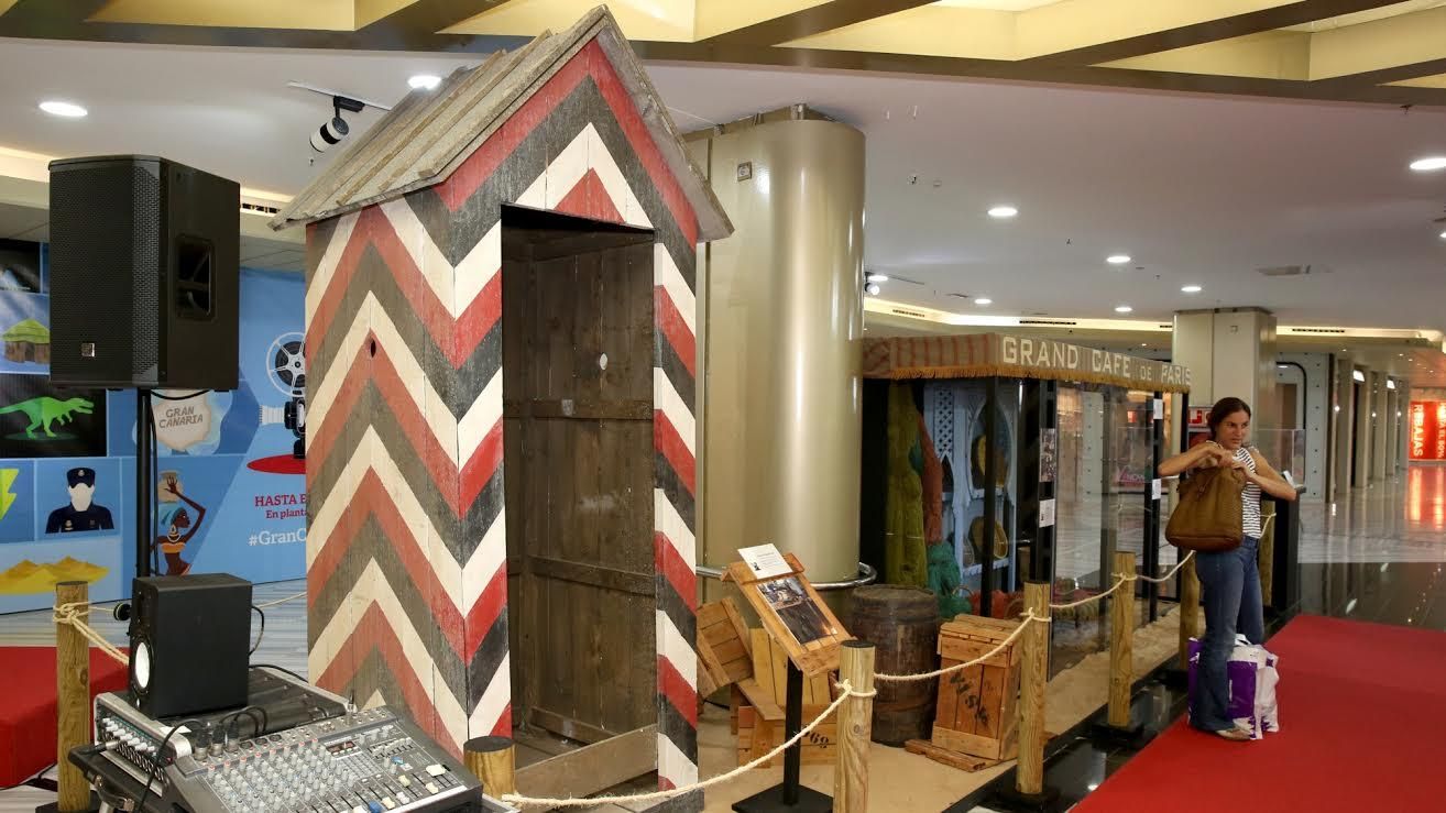 Exposición 'El cine en Gran Canaria'. (ALEJANDRO RAMOS)