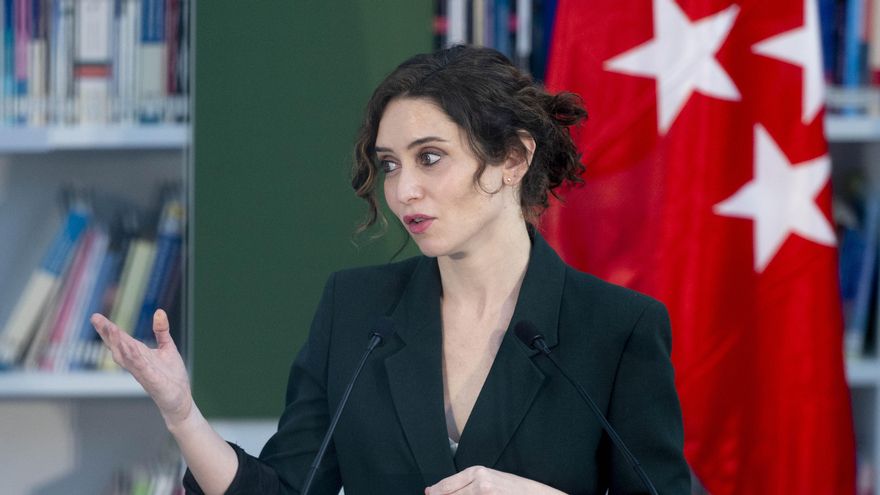 La presidenta de la Comunidad de Madrid, Isabel Díaz Ayuso