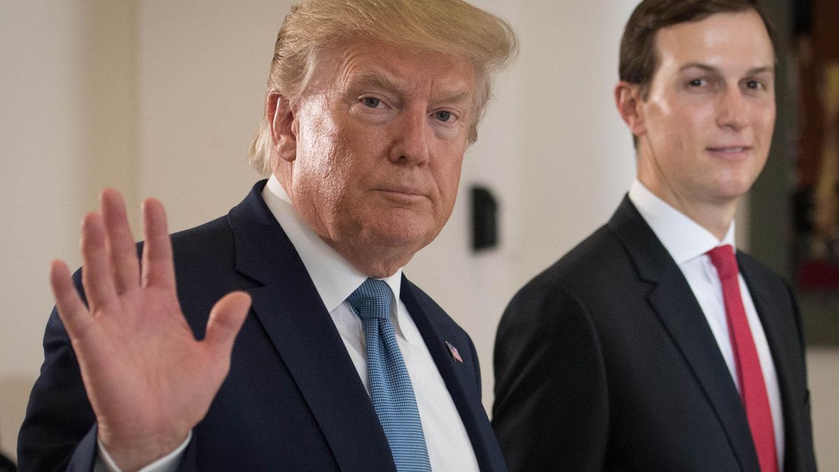 Imagen de archivo de Donald Trump y Jared Kushner.
