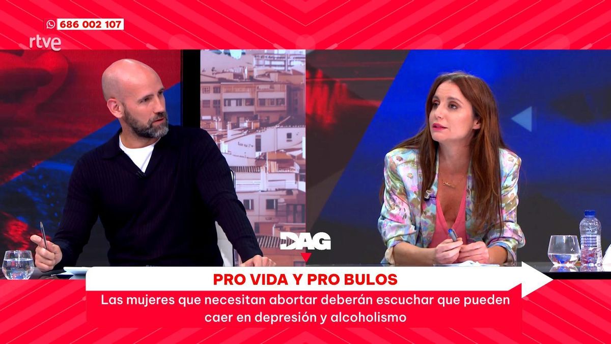 Tensión en 'Directo al grano' por la carcajada de Gonzalo Miró ante Andrea Levy: "A mí no me hace gracia"