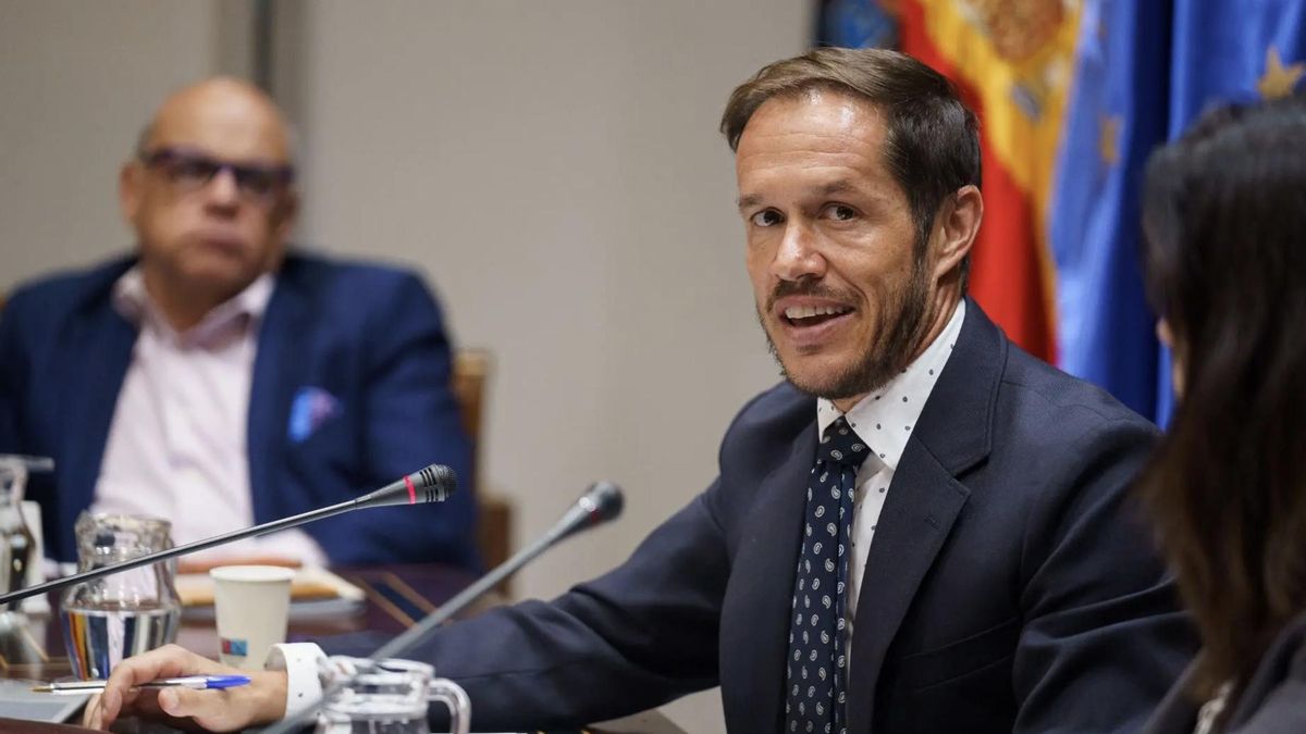 El consejero de Transición Ecológica y Energía del Gobierno de Canarias, Mariano Hernández Zapata, del Partido Popular