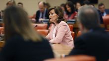La vicepresidenta del Gobierno, Carmen Calvo.