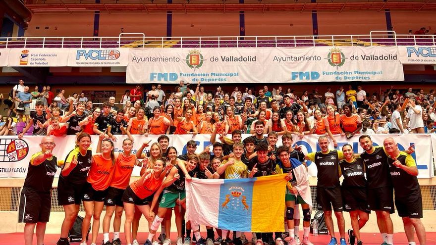 Canarias gana el Campeonato de España de voleibol Cadete masculino
