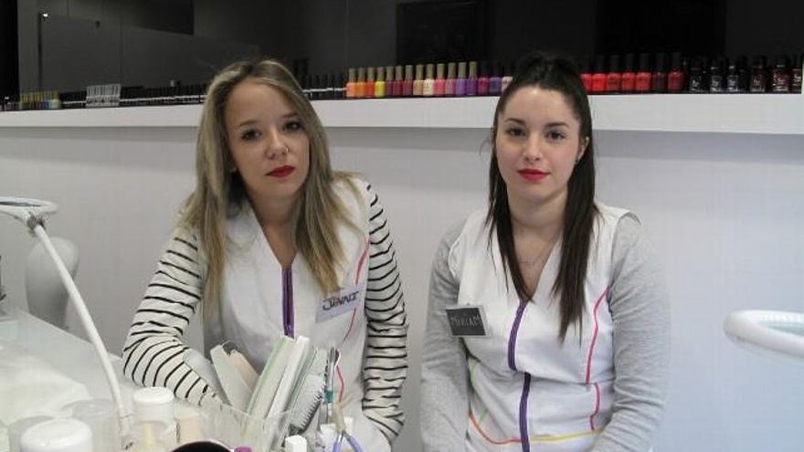 Jenny y Miriam, esteticistas de Special Nails.