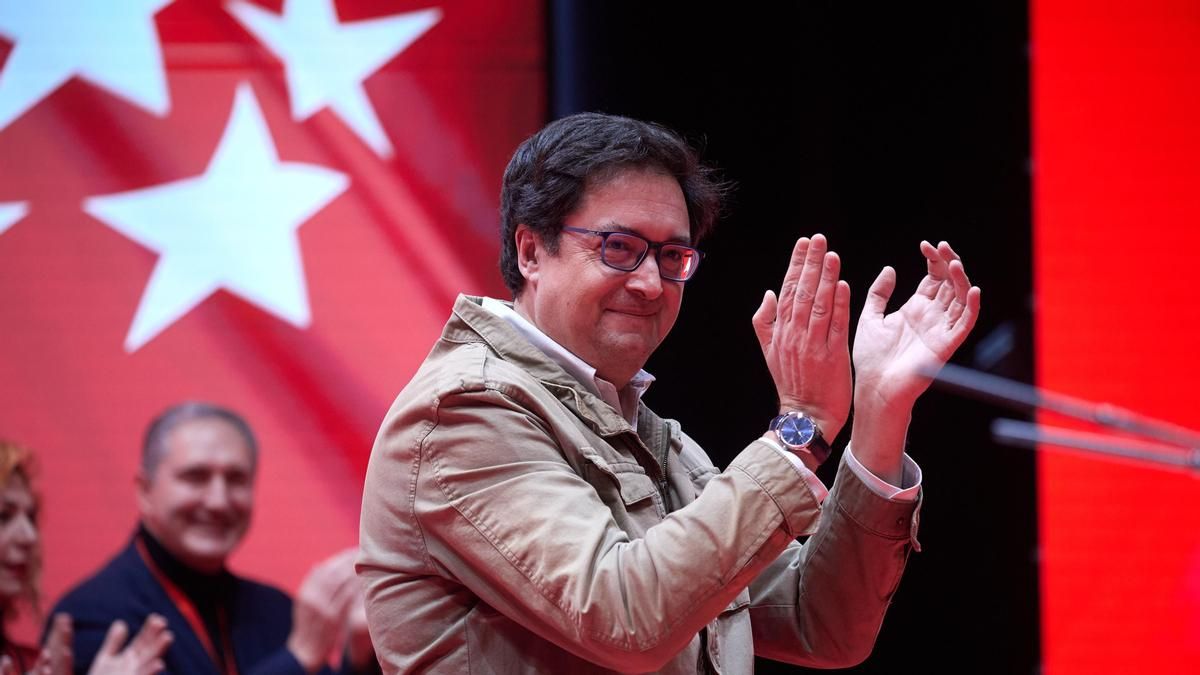 El secretario general del PSOE-M y ministro para la Transformación Digital y de la Función Pública, Óscar López.