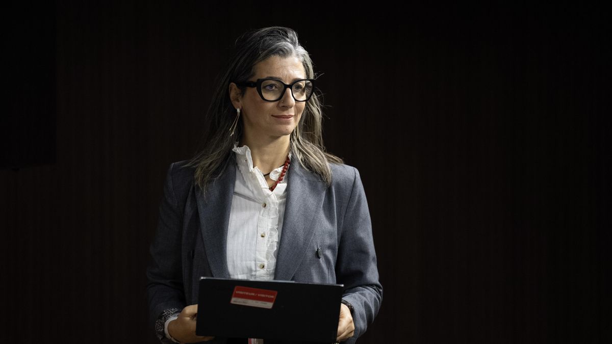 La relatora especial de la ONU para Palestina Francesca Albanese