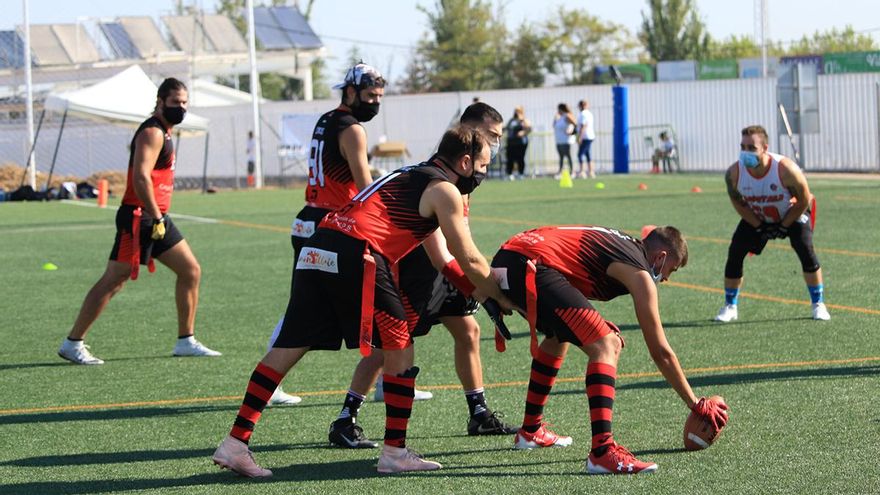 Jugadores del Montilla Circus en un partido.
