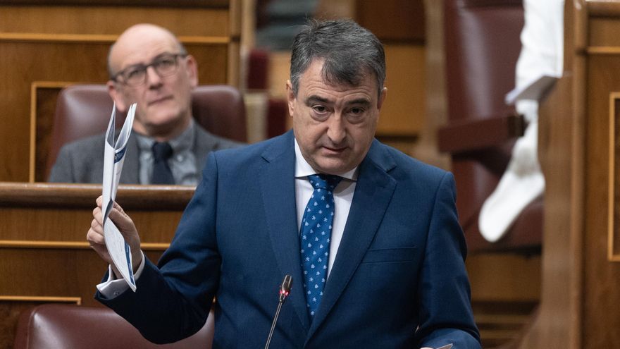 El portavoz del PNV en el Congreso, Aitor Esteban.
