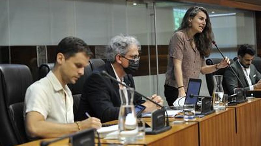 Irene de Miguel, de Unidas por Extremadura, en la interpelación sobre el uso del agua