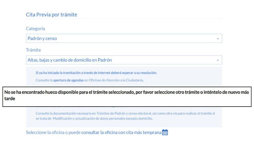 La difícil misión de conseguir cita para empadronarse en Madrid: "Llevo desde mayo intentándolo y no hay hueco"