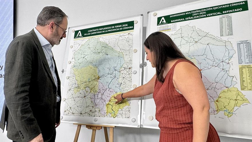 La Junta moviliza más de 140 millones de euros en carreteras en Córdoba para reforzar la seguridad vial