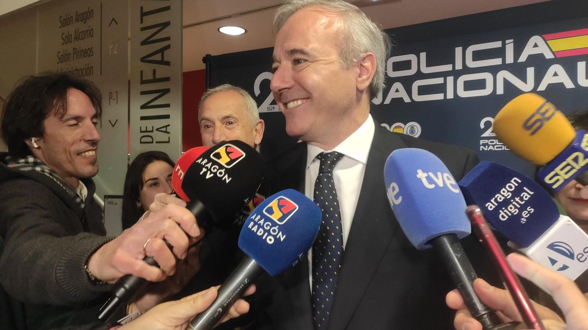 El presidente del Gobierno de Aragón, Jorge Azcón.