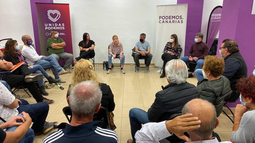 Encuentro de la militancia de Podemos Canarias con Lilith Verstrynge. (Podemos Canarias)
