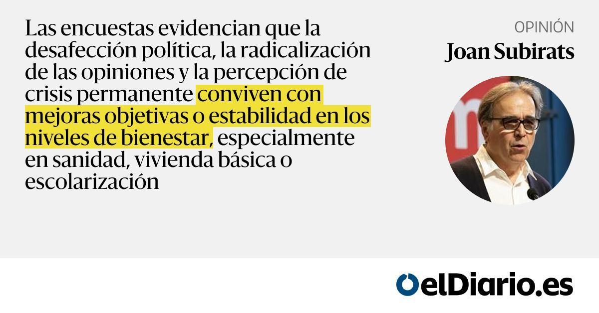 Nunca mejor, nunca peor. Datos sólidos y malestares latentes en la sociedad española
