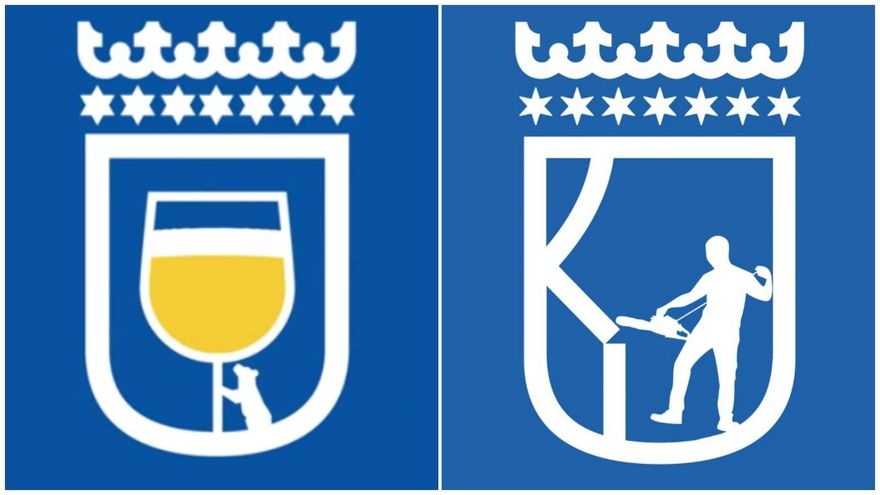 Las mofas en redes sociales con el nuevo logo del Ayuntamiento de Madrid: "La próxima no habrá árbol"