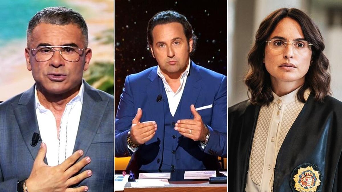 Jorge Javier Vázquez en 'Supervivientes' / Iker Jiménez en 'Horizonte' / Verónica Echegui en 'Justicia artificial'