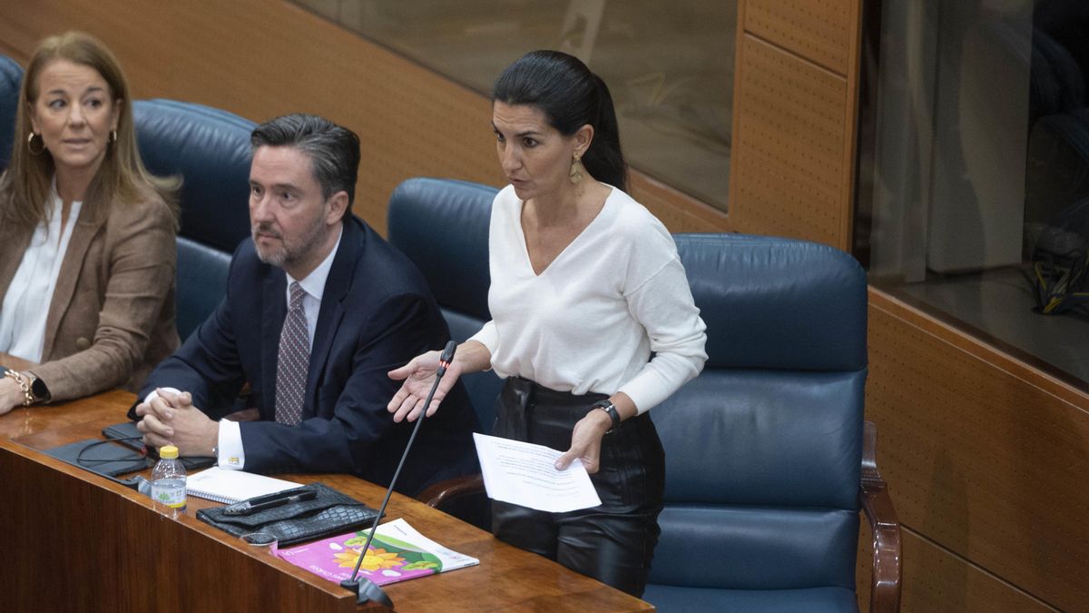 La portavoz de Vox en la Asamblea de Madrid, Rocío Monasterio. Archivo.