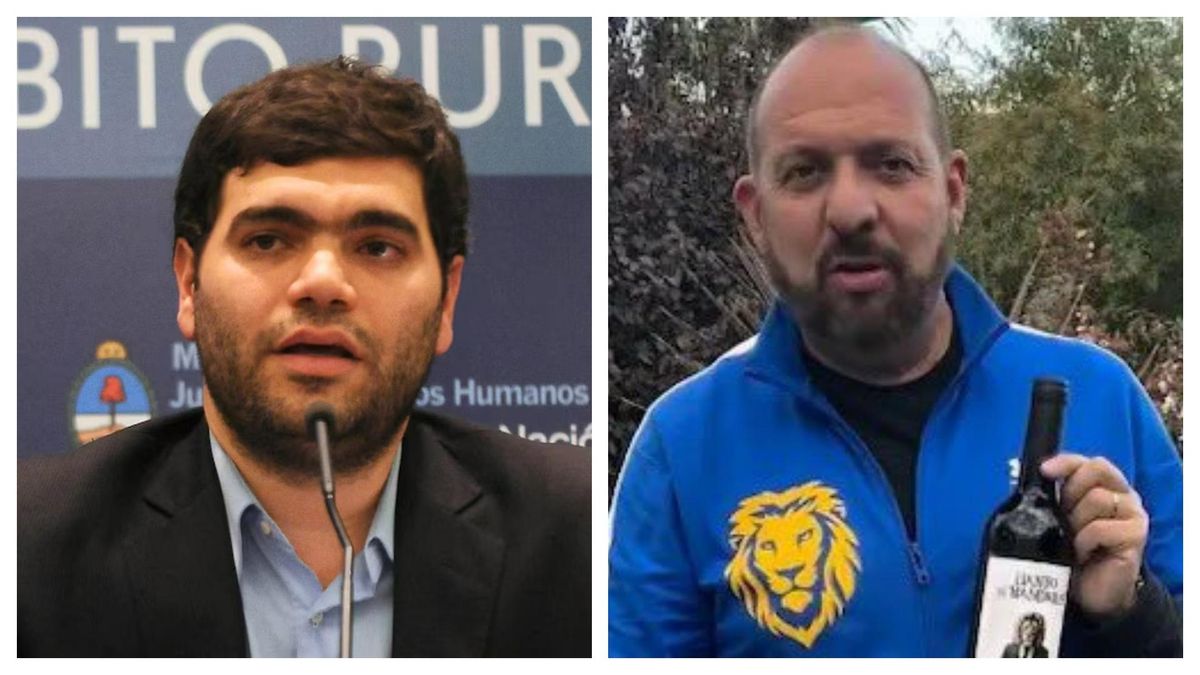 El fiscal federal Franco Picardi (izq.) tiene delegada la causa que investiga supuestos hechos de corrupción a raíz de los audios en los que habla Diego Spagnuolo.