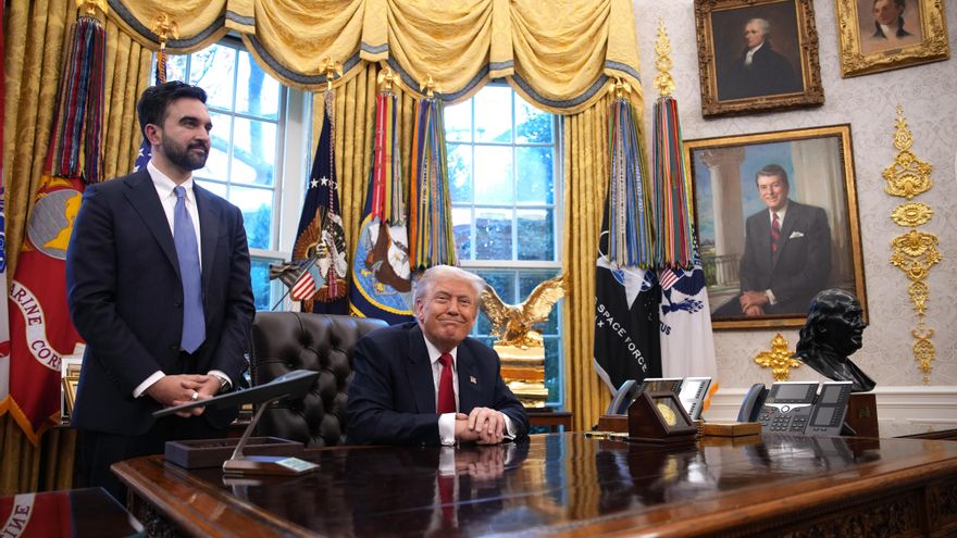 Trump exhibe buena sintonía con Mamdani tras meses de ataques: "Confío en que puede hacer un buen trabajo"