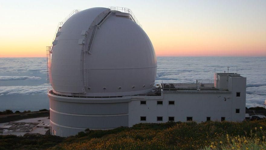 Telescopio William Herschel, en el Observatorio de Astrofísica del Roque de Los Muchachos (Garafía)