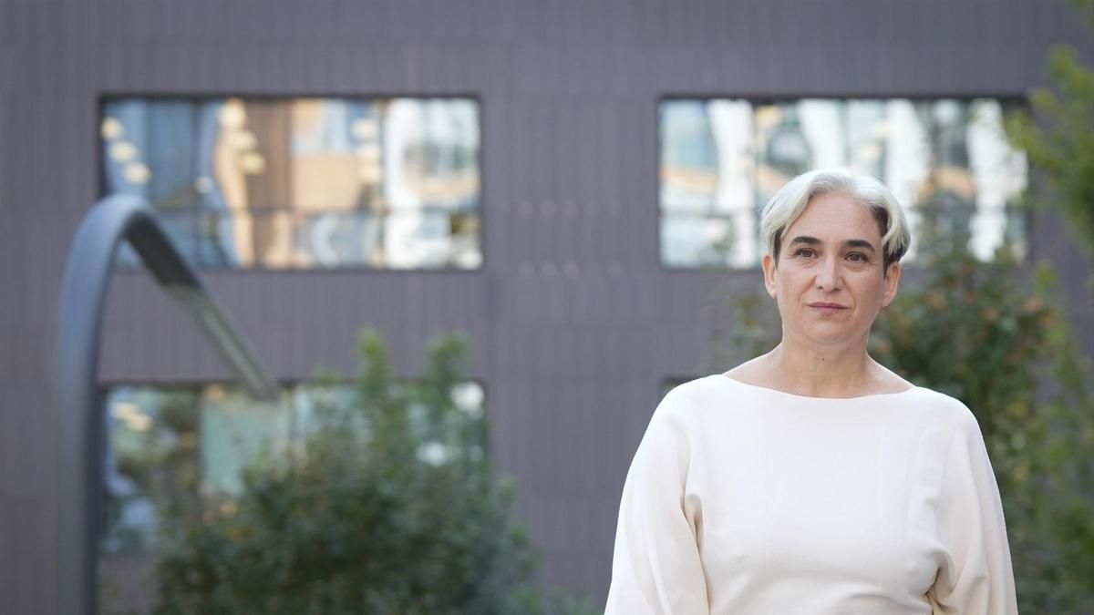 La candidata del Frente Amplio a las elecciones generales, Ada Colau, este viernes.