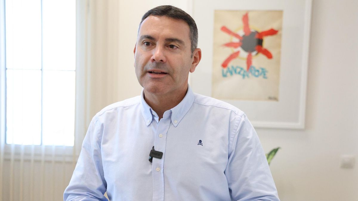Oswaldo Betancort (CC), presidente del Cabildo de Lanzarote.