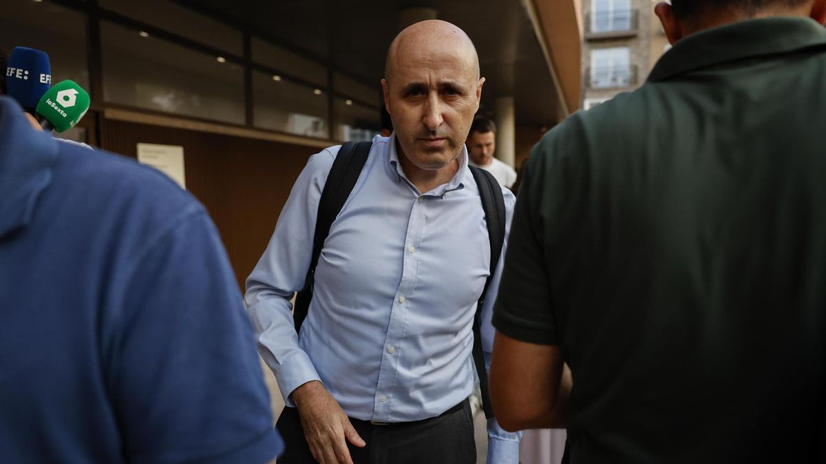 El presidente de la CHJ, Miguel Polo, después de su declaración como testigo ante la jueza de la dana.